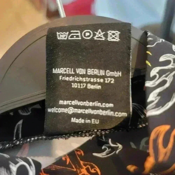 Marcell Von Berlin Long Sleeve Top Flame Print Size XS - Picture 7 of 9